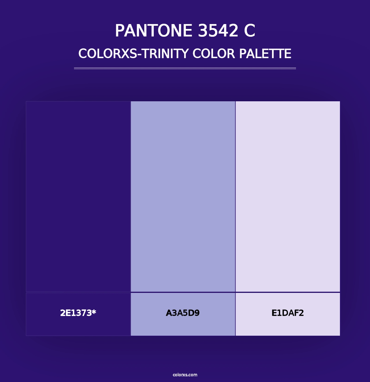 PANTONE 3542 C - Colorxs Trinity Palette