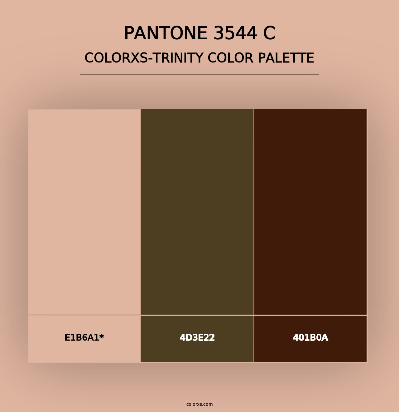 PANTONE 3544 C - Colorxs Trinity Palette