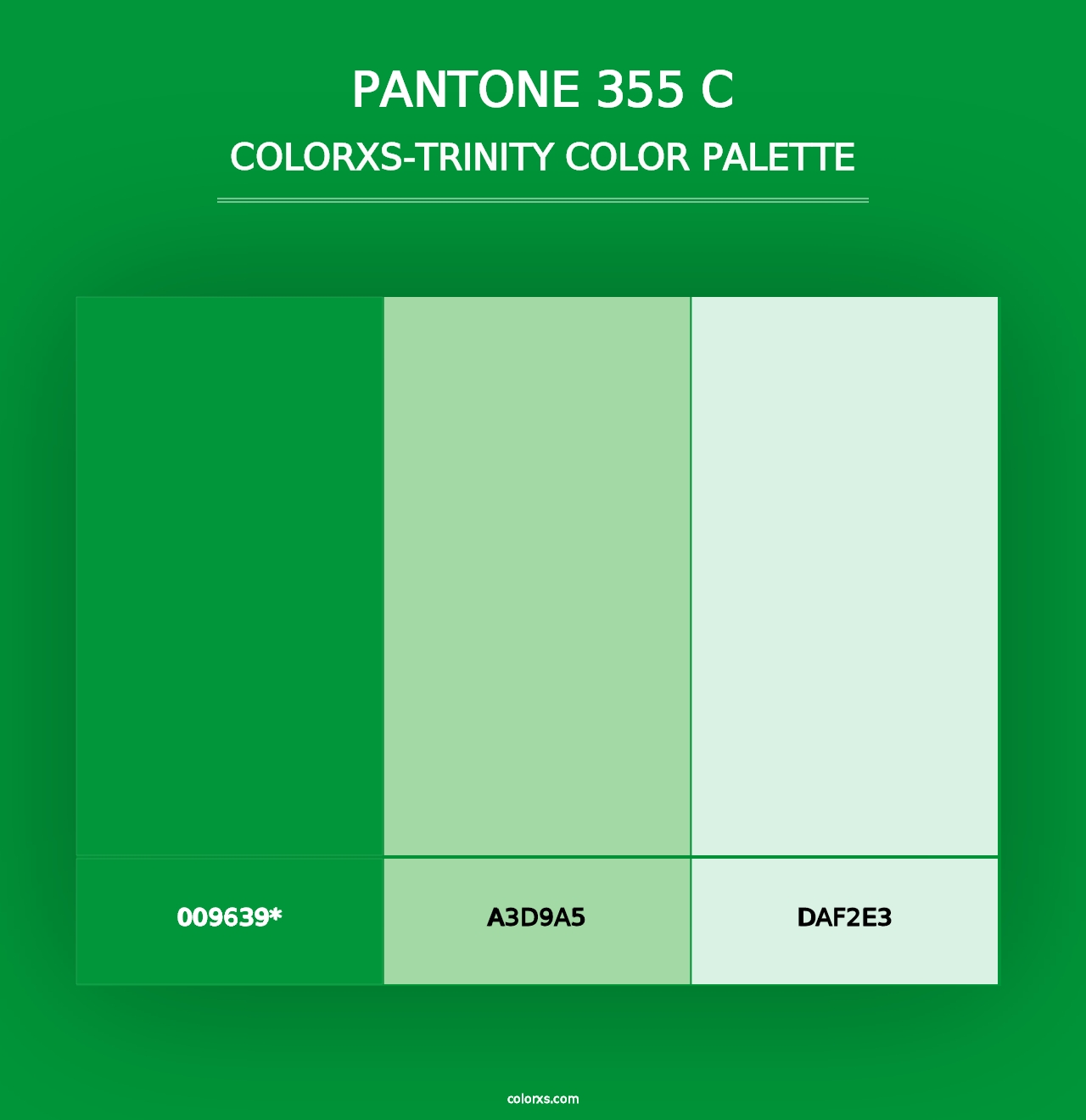 PANTONE 355 C - Colorxs Trinity Palette