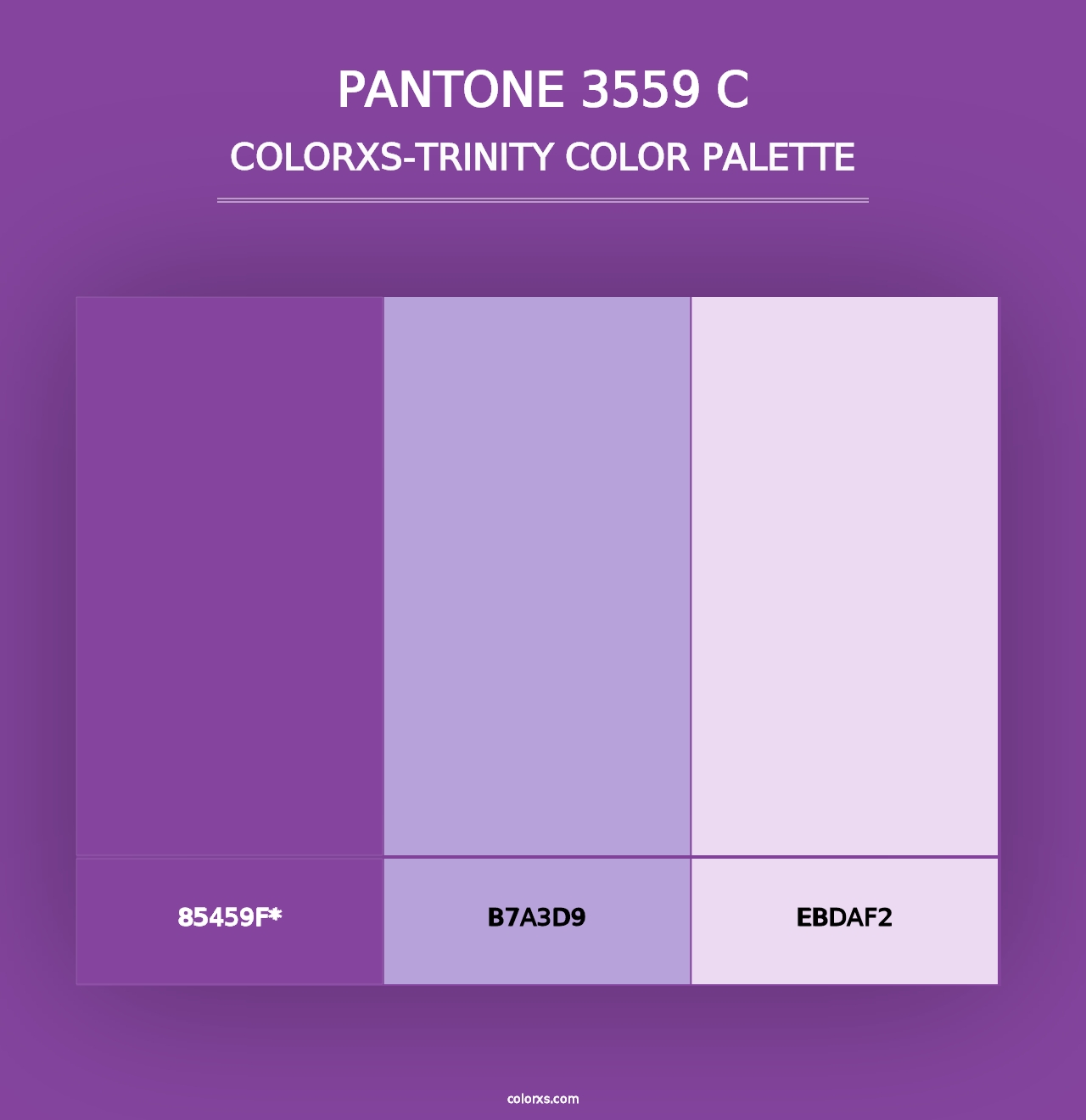 PANTONE 3559 C - Colorxs Trinity Palette