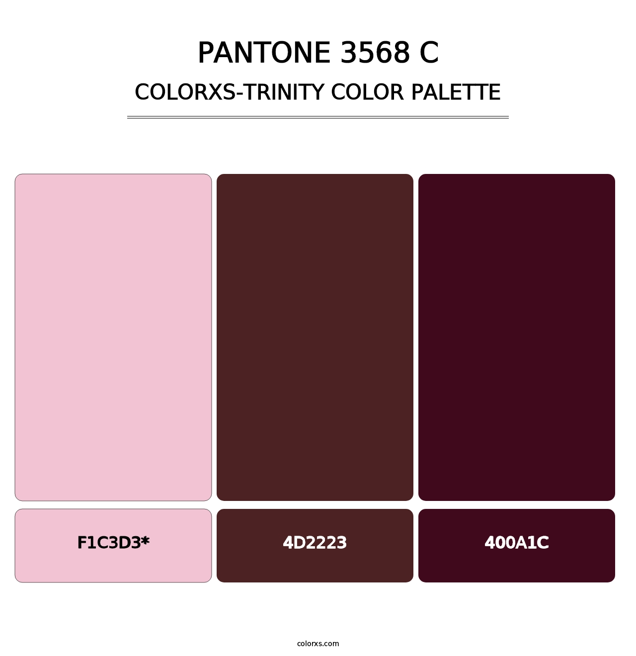 PANTONE 3568 C - Colorxs Trinity Palette