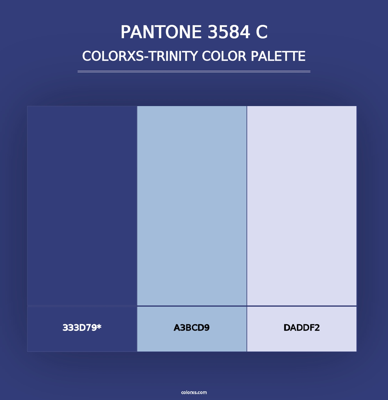 PANTONE 3584 C - Colorxs Trinity Palette