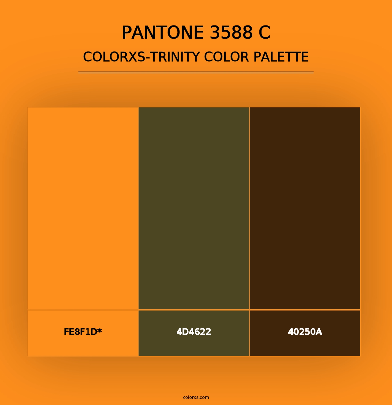 PANTONE 3588 C - Colorxs Trinity Palette