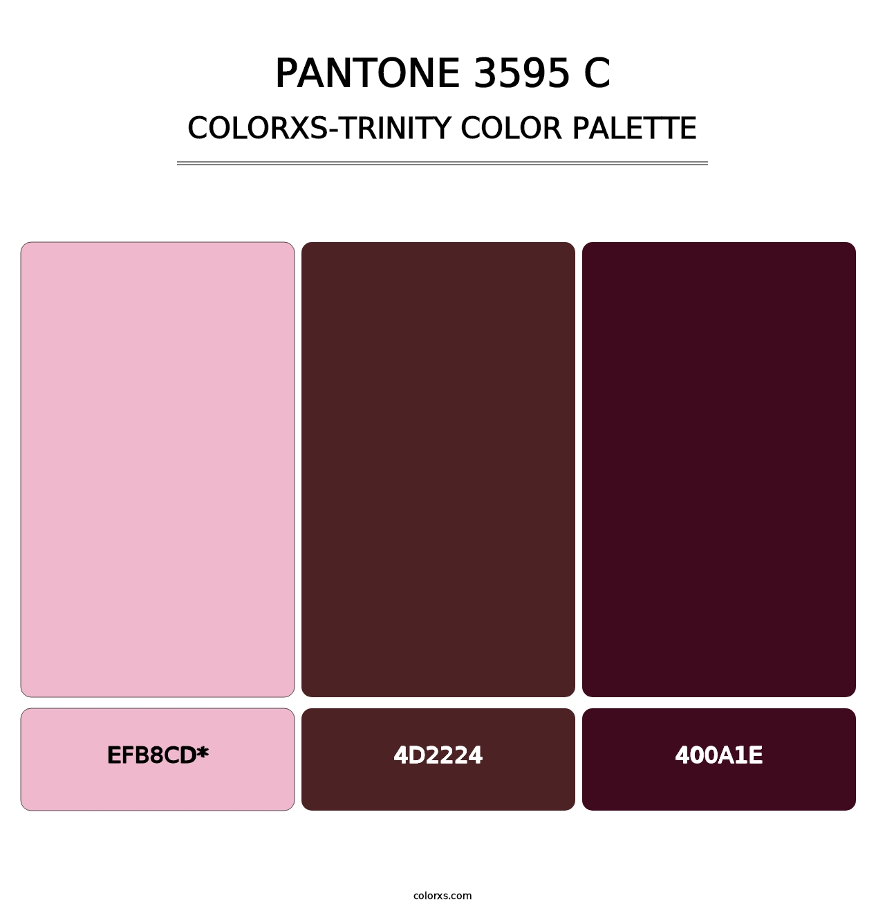 PANTONE 3595 C - Colorxs Trinity Palette