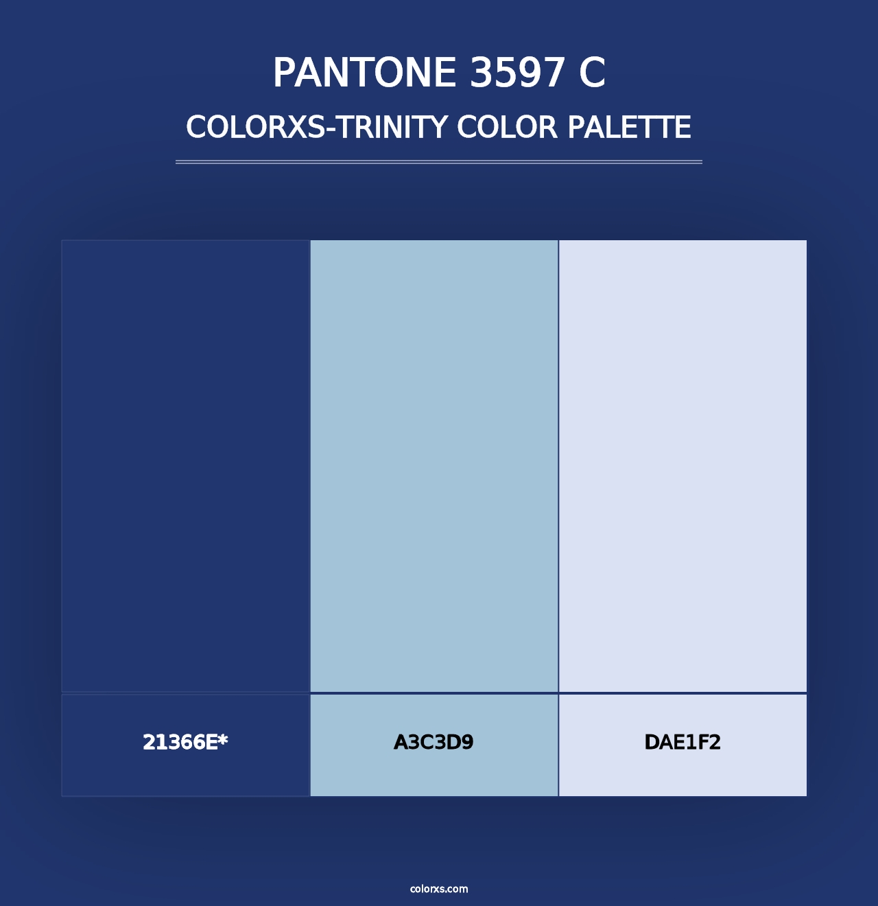 PANTONE 3597 C - Colorxs Trinity Palette