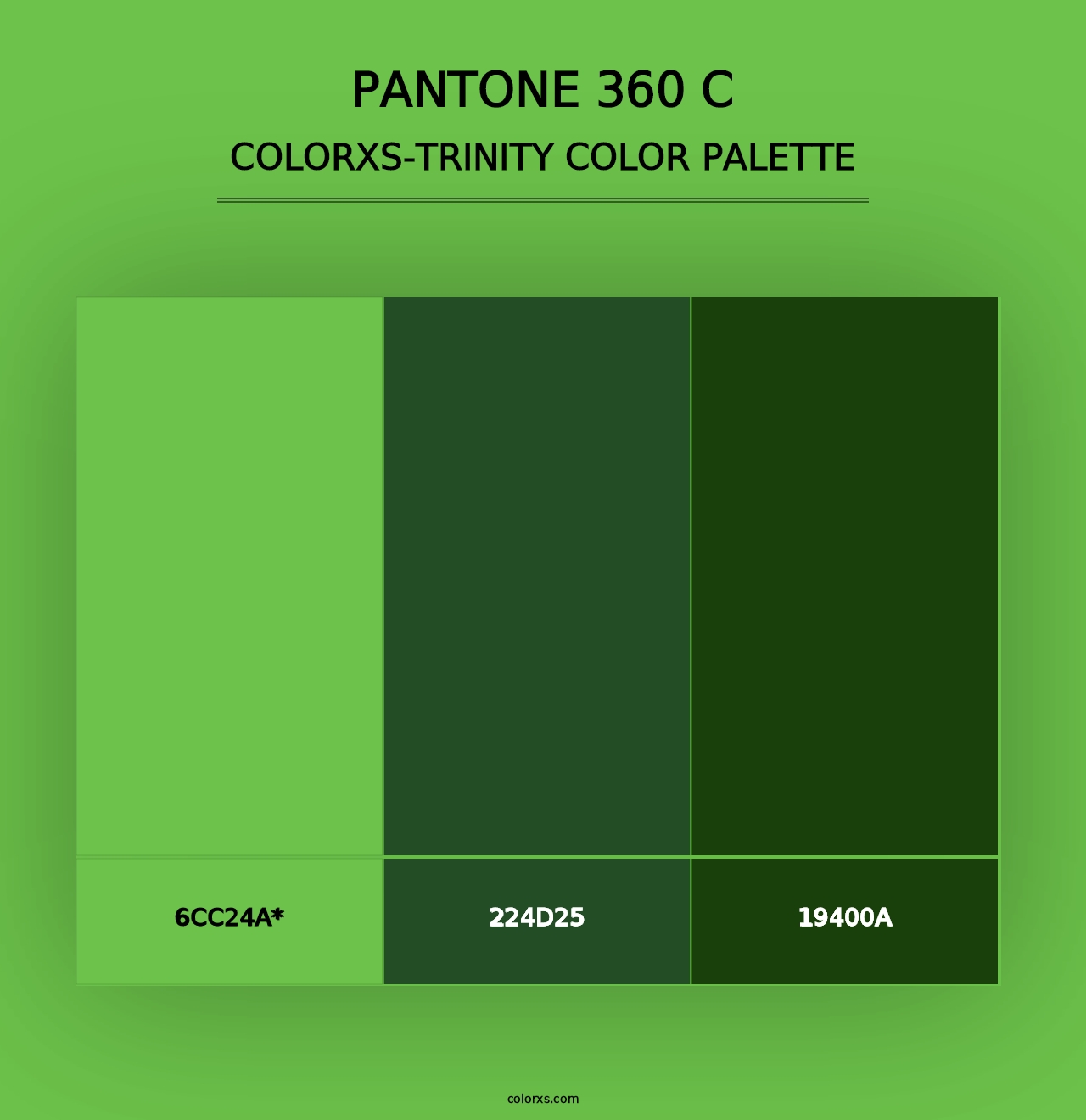 PANTONE 360 C - Colorxs Trinity Palette