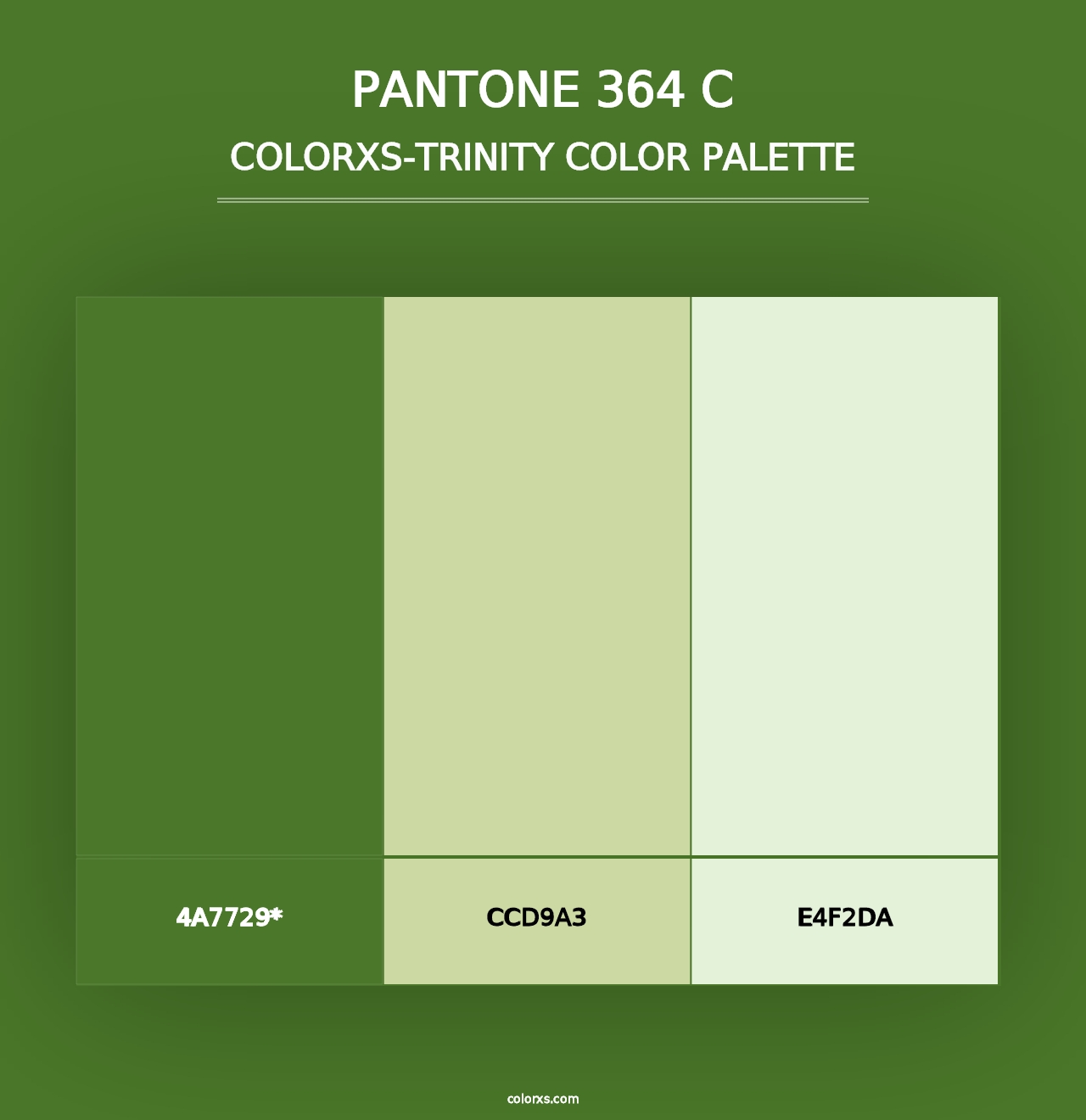 PANTONE 364 C - Colorxs Trinity Palette