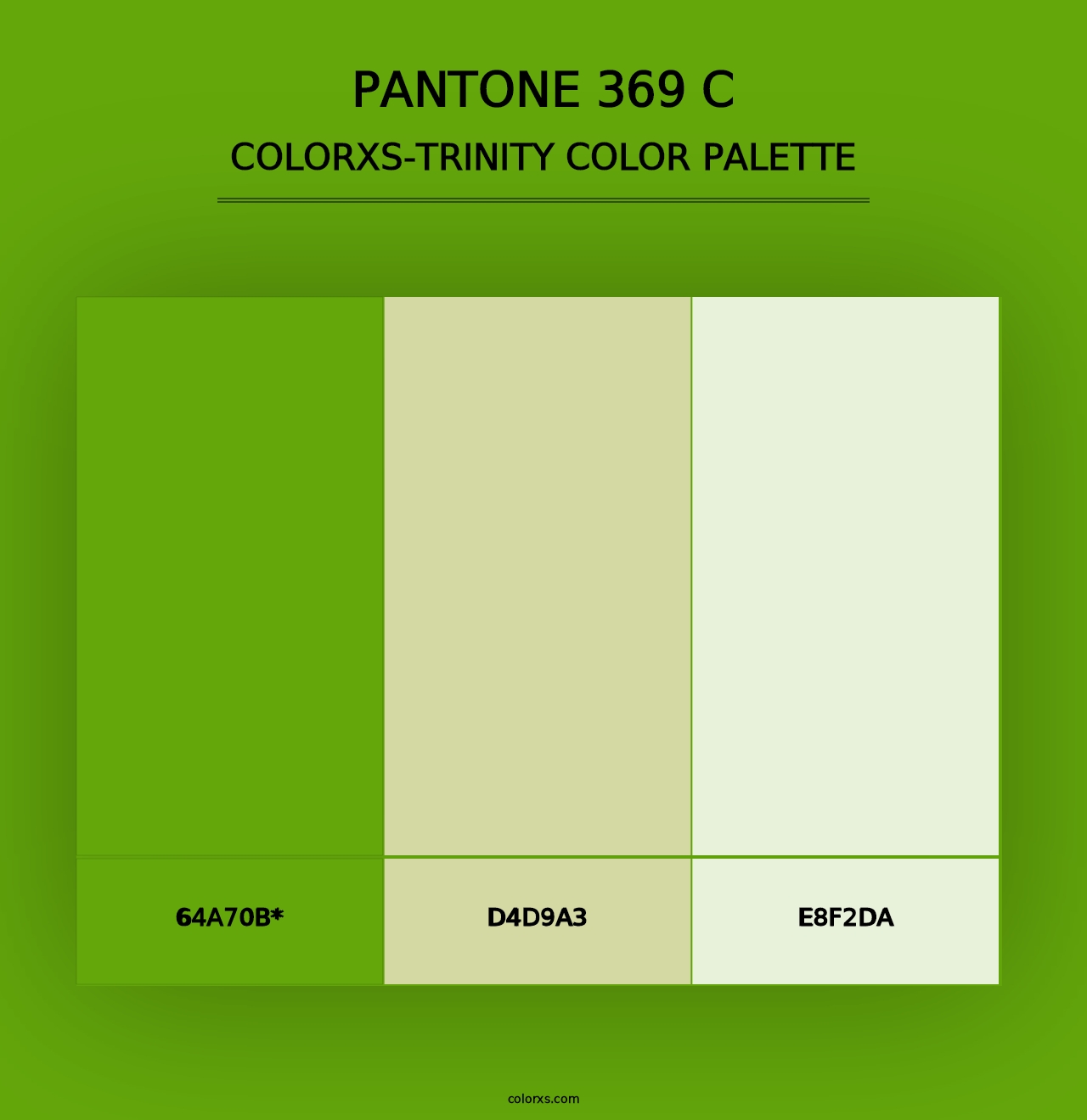 PANTONE 369 C - Colorxs Trinity Palette