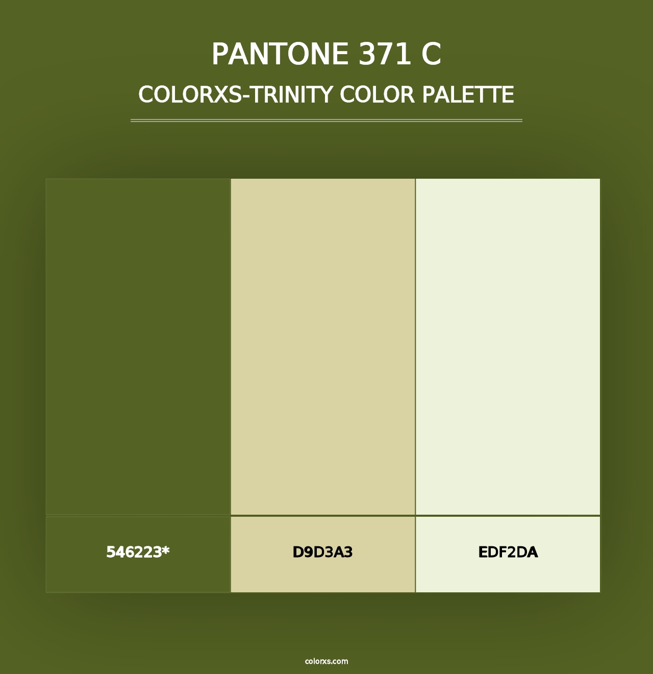 PANTONE 371 C - Colorxs Trinity Palette