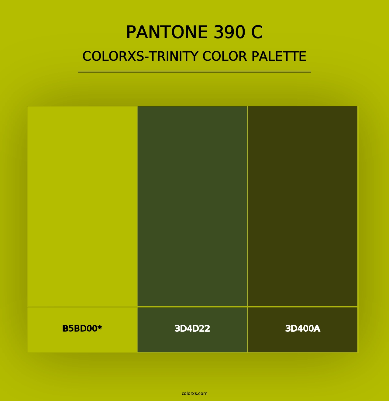 PANTONE 390 C - Colorxs Trinity Palette