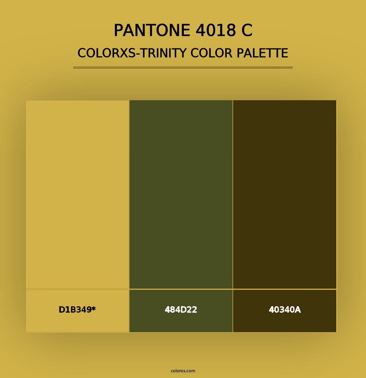 PANTONE 4018 C - Colorxs Trinity Palette