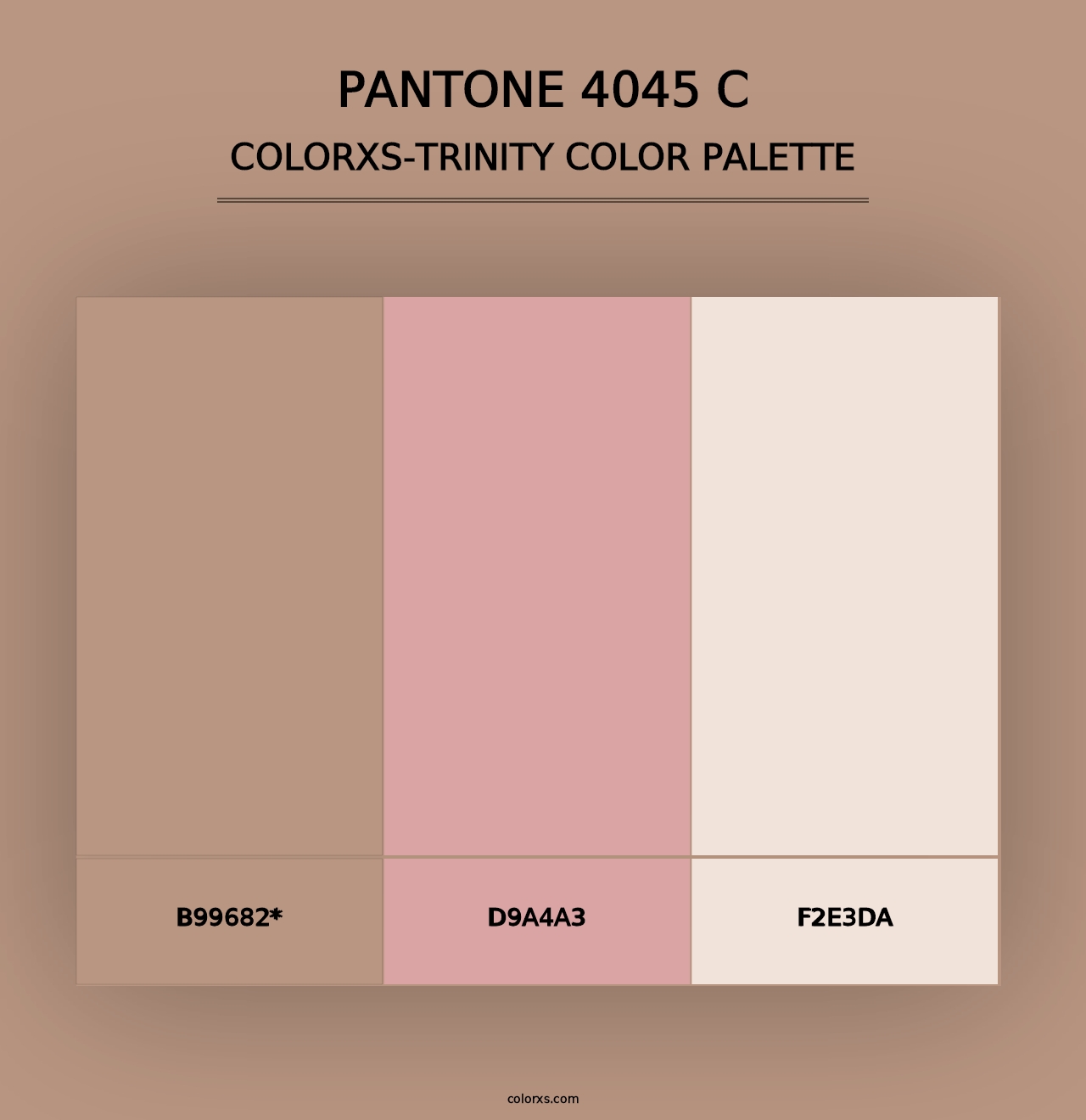 PANTONE 4045 C - Colorxs Trinity Palette