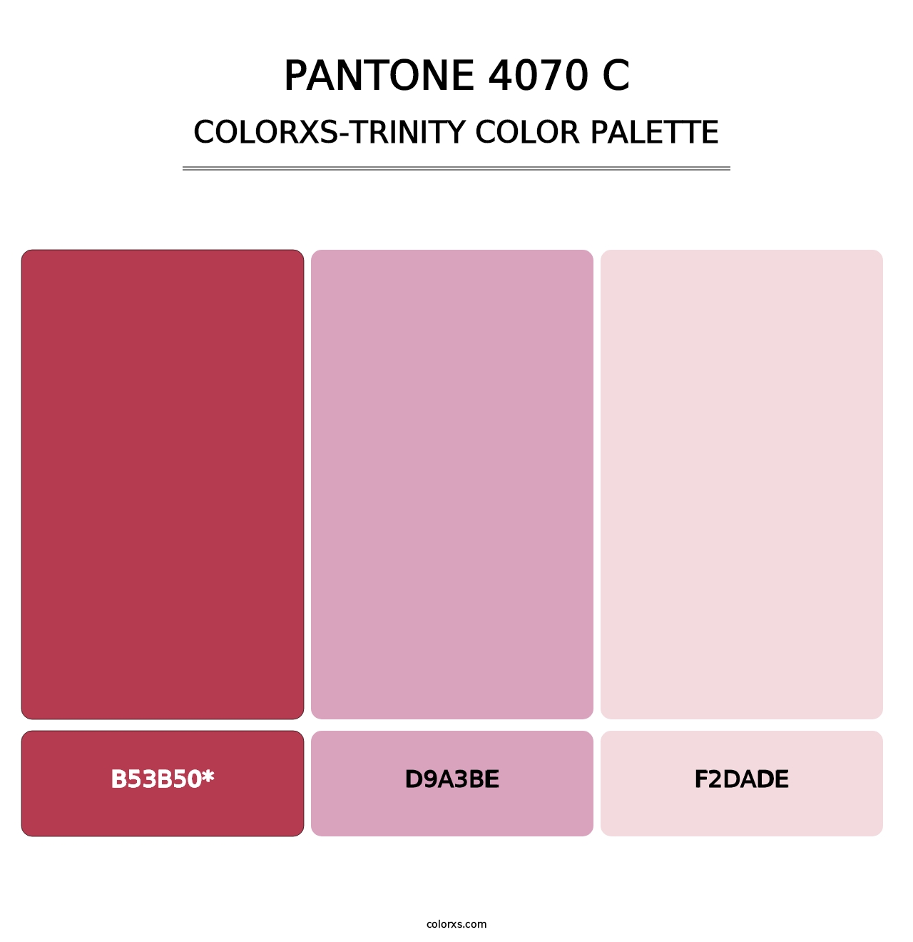 PANTONE 4070 C - Colorxs Trinity Palette