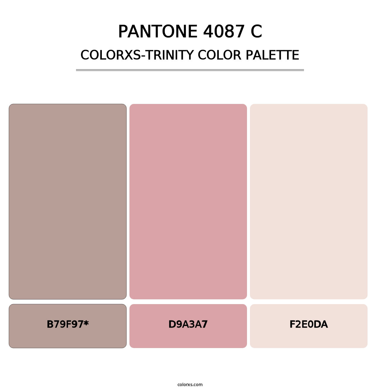 PANTONE 4087 C - Colorxs Trinity Palette