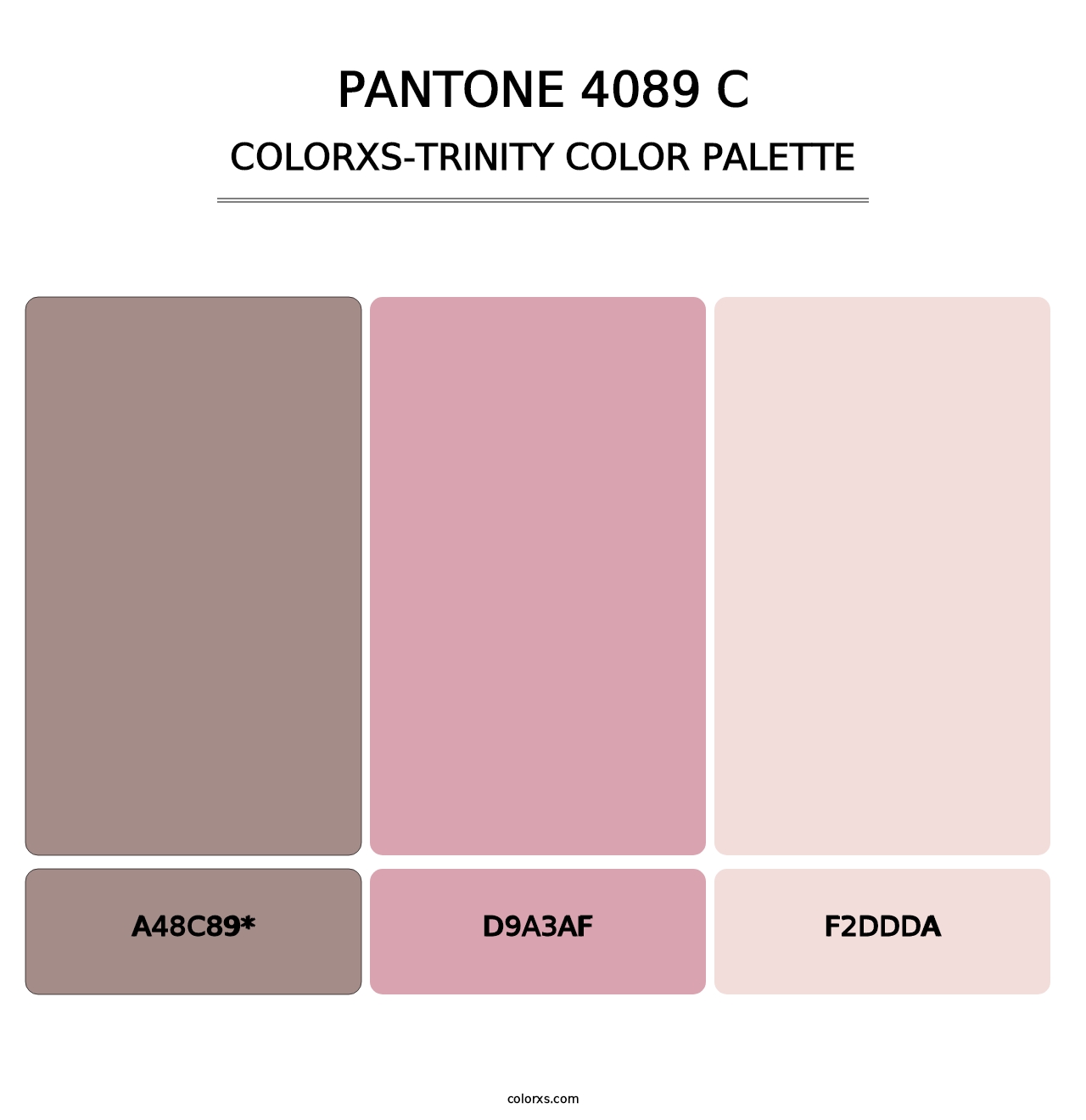 PANTONE 4089 C - Colorxs Trinity Palette