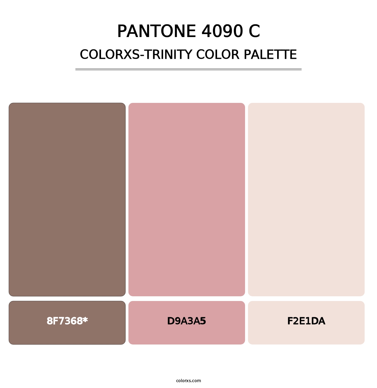 PANTONE 4090 C - Colorxs Trinity Palette