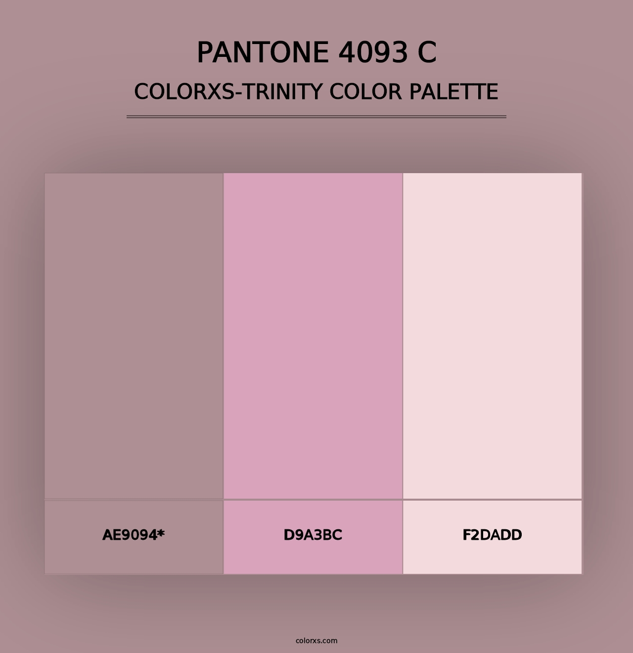 PANTONE 4093 C - Colorxs Trinity Palette