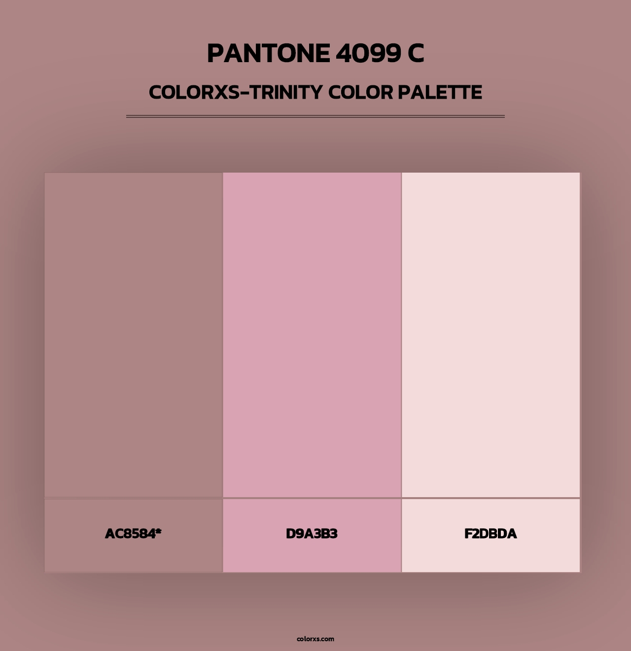 PANTONE 4099 C - Colorxs Trinity Palette