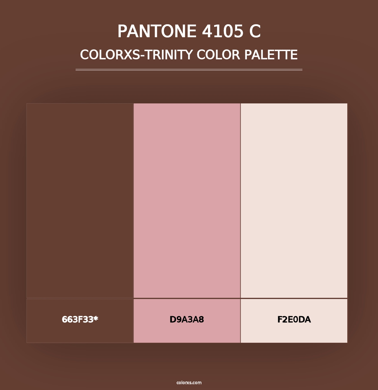 PANTONE 4105 C - Colorxs Trinity Palette