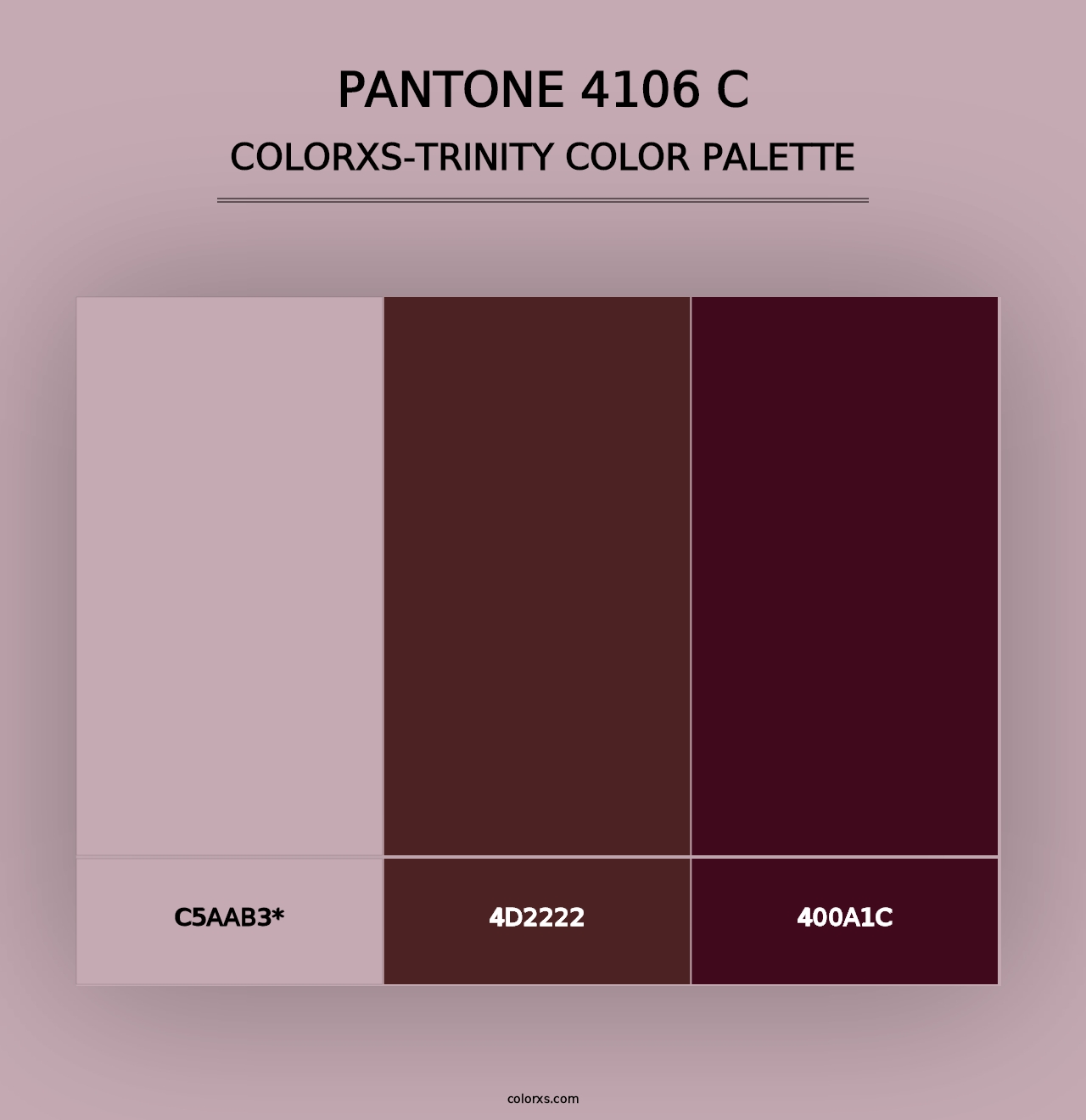 PANTONE 4106 C - Colorxs Trinity Palette