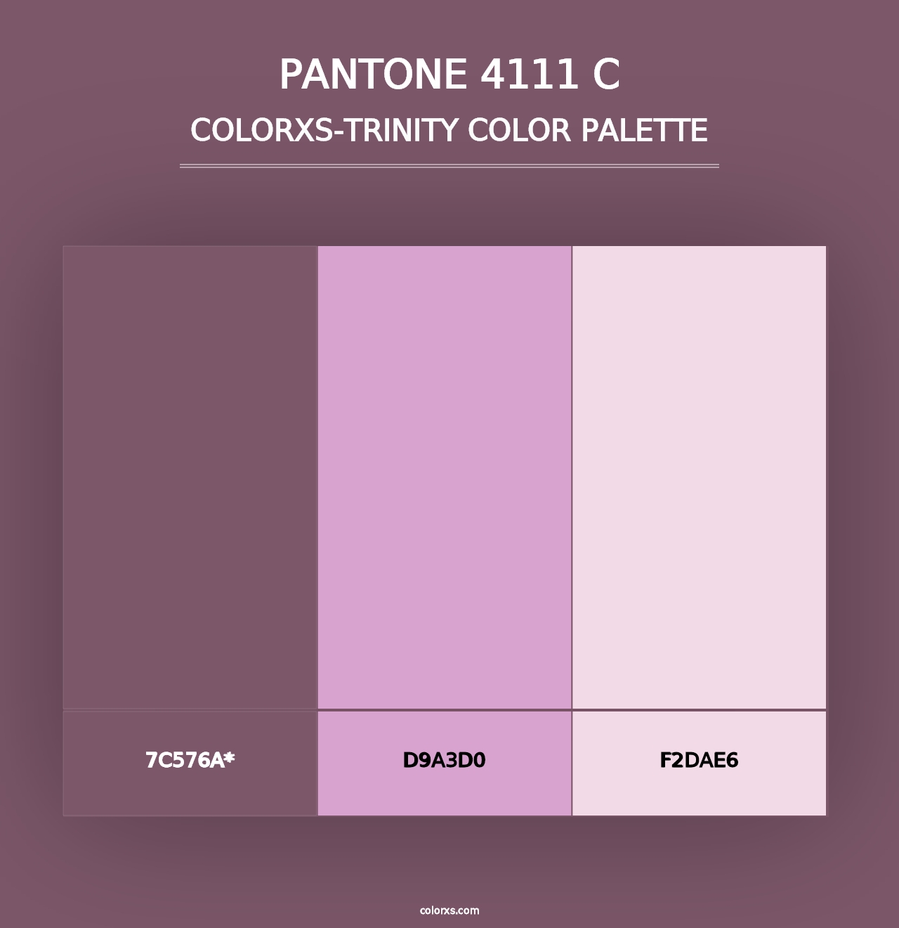 PANTONE 4111 C - Colorxs Trinity Palette