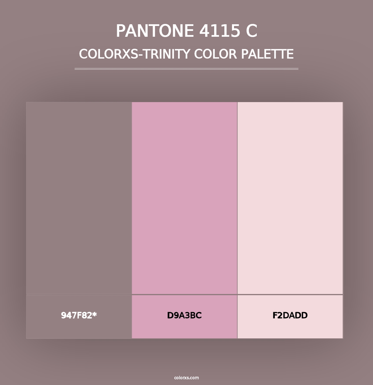 PANTONE 4115 C - Colorxs Trinity Palette