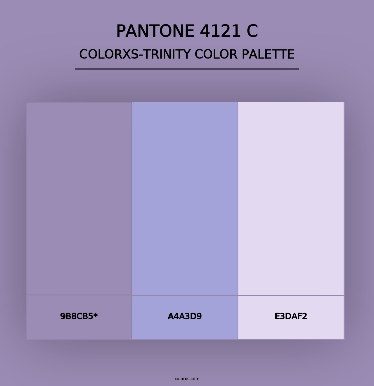 PANTONE 4121 C - Colorxs Trinity Palette