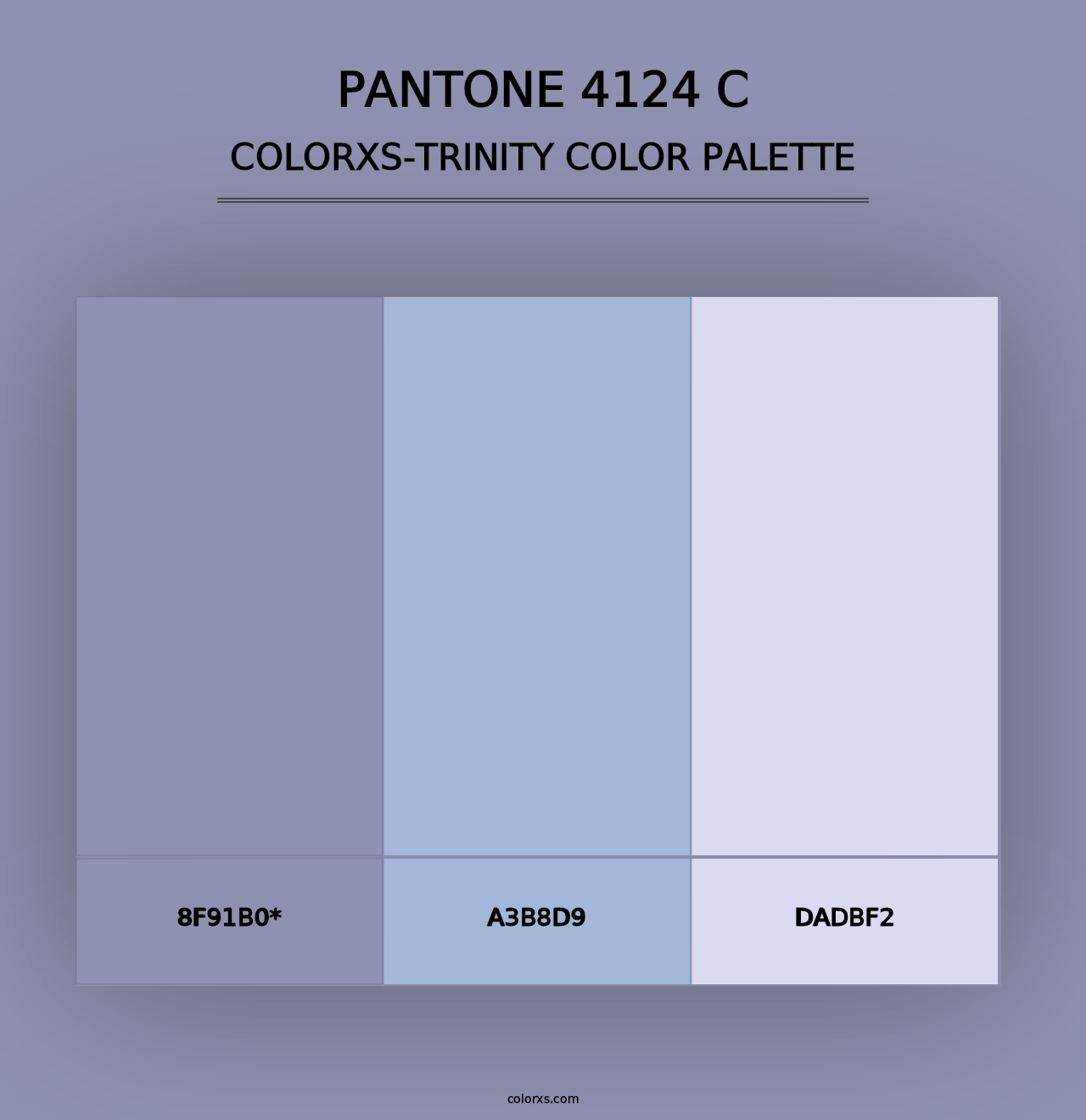 PANTONE 4124 C - Colorxs Trinity Palette