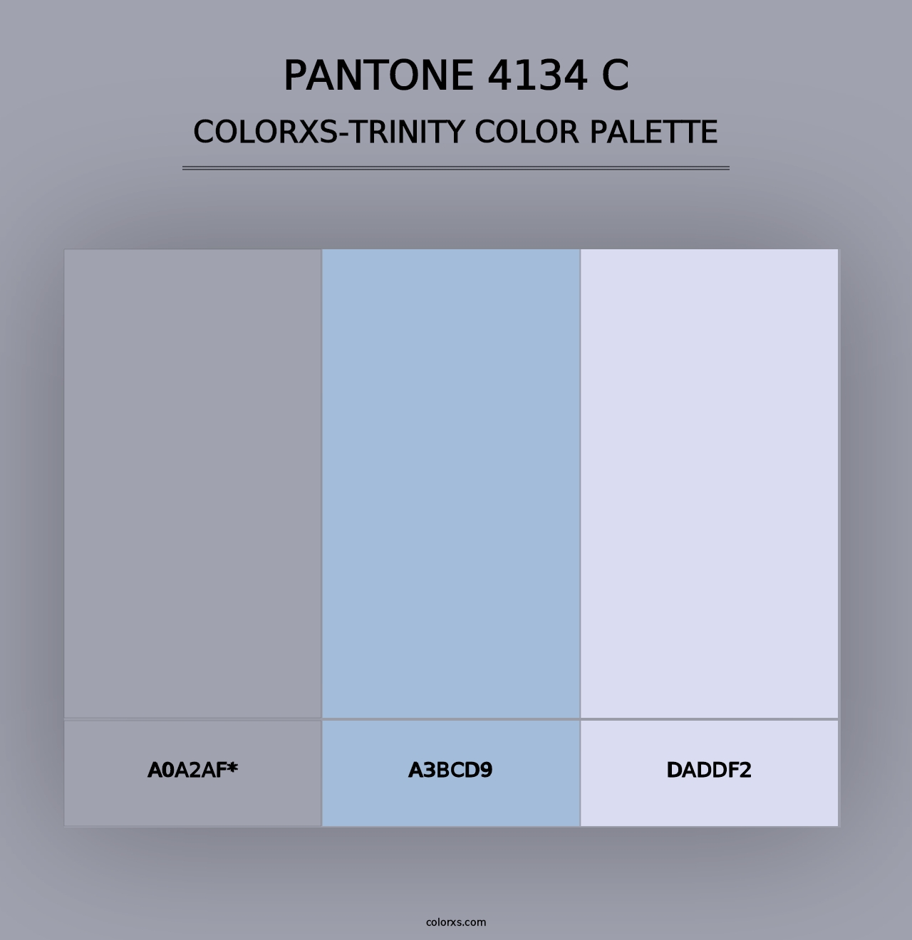 PANTONE 4134 C - Colorxs Trinity Palette