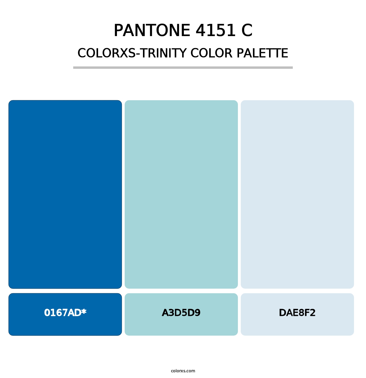 PANTONE 4151 C - Colorxs Trinity Palette