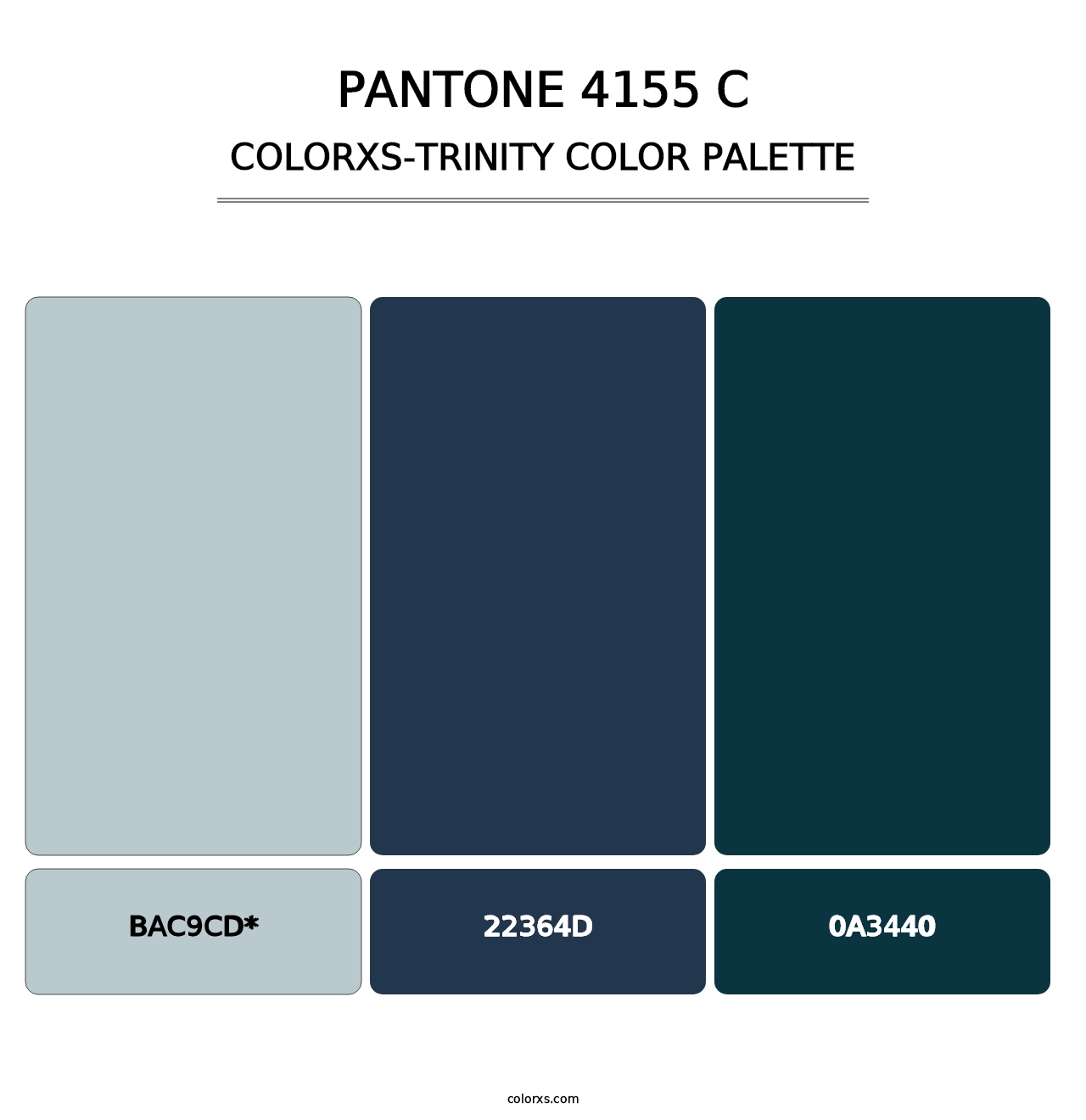 PANTONE 4155 C - Colorxs Trinity Palette