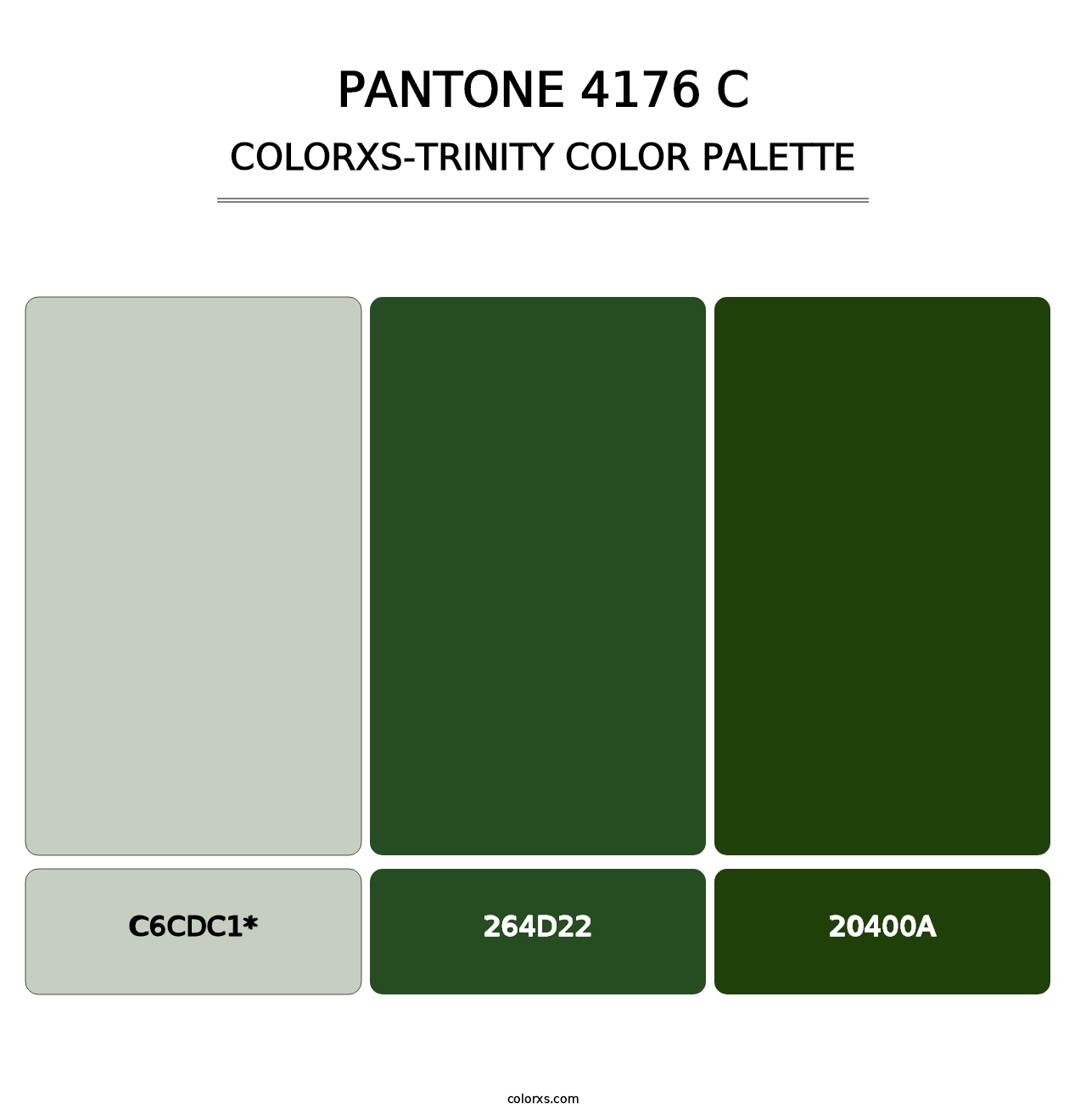 PANTONE 4176 C - Colorxs Trinity Palette