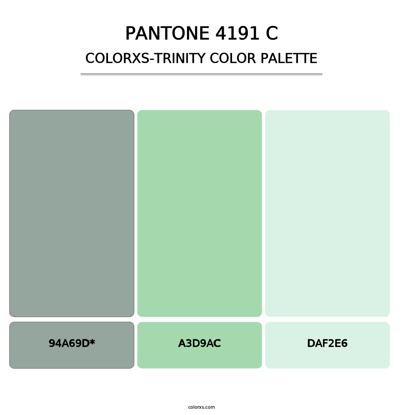 PANTONE 4191 C - Colorxs Trinity Palette