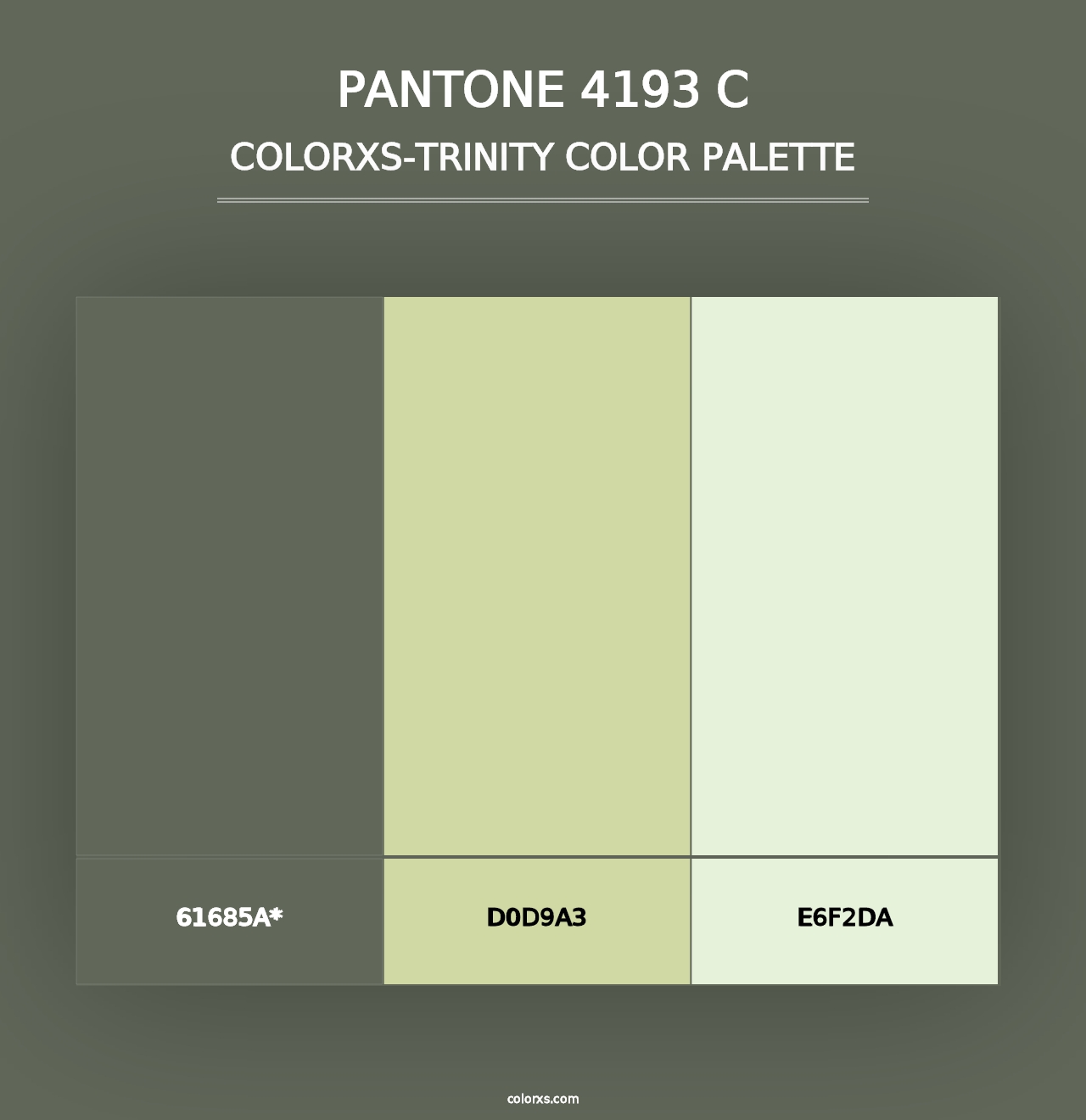 PANTONE 4193 C - Colorxs Trinity Palette