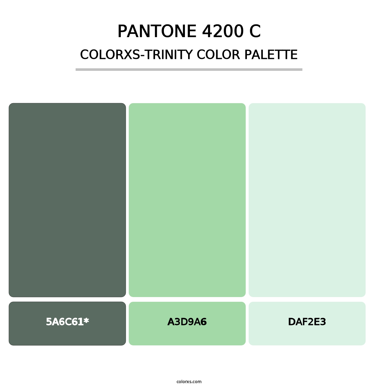 PANTONE 4200 C - Colorxs Trinity Palette