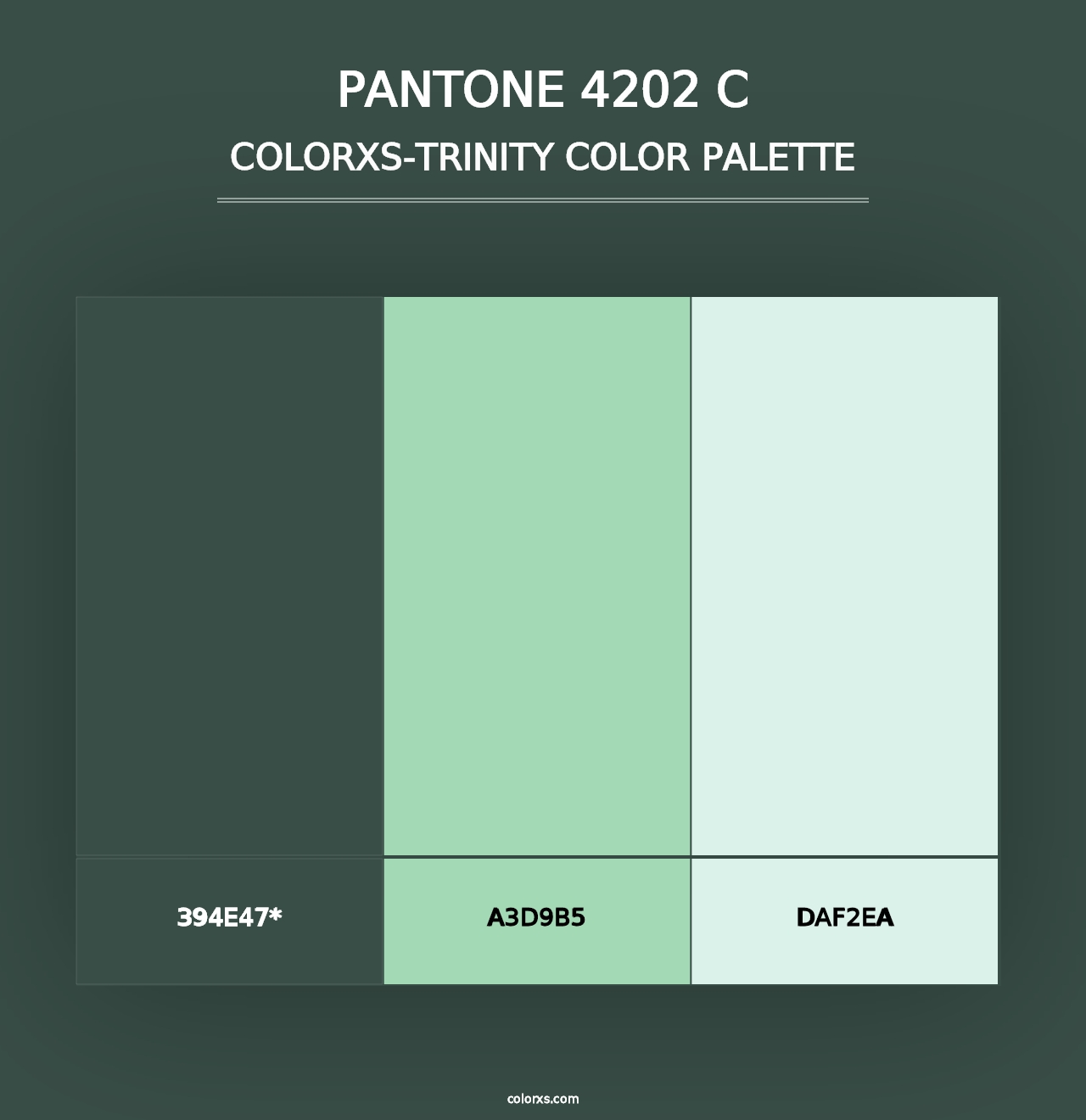 PANTONE 4202 C - Colorxs Trinity Palette