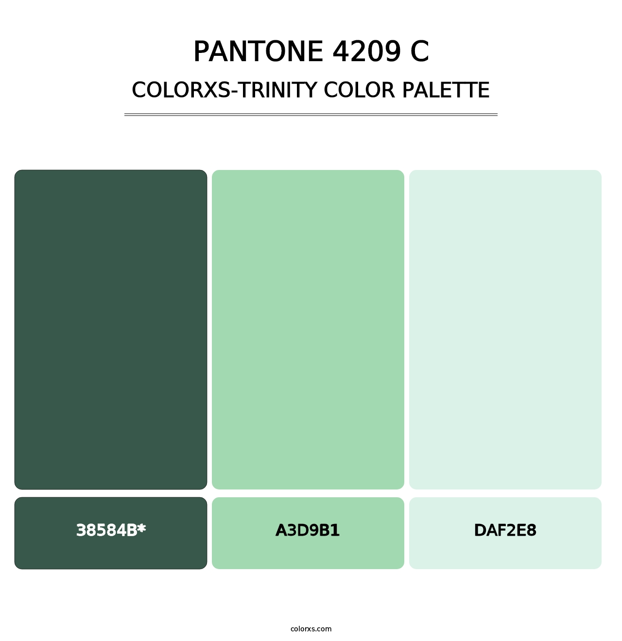 PANTONE 4209 C - Colorxs Trinity Palette