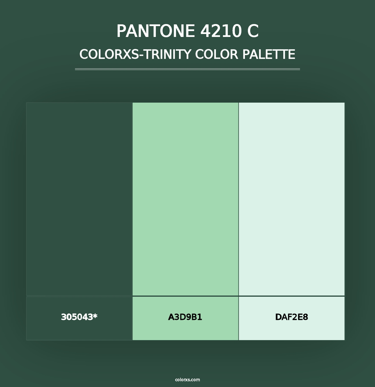 PANTONE 4210 C - Colorxs Trinity Palette