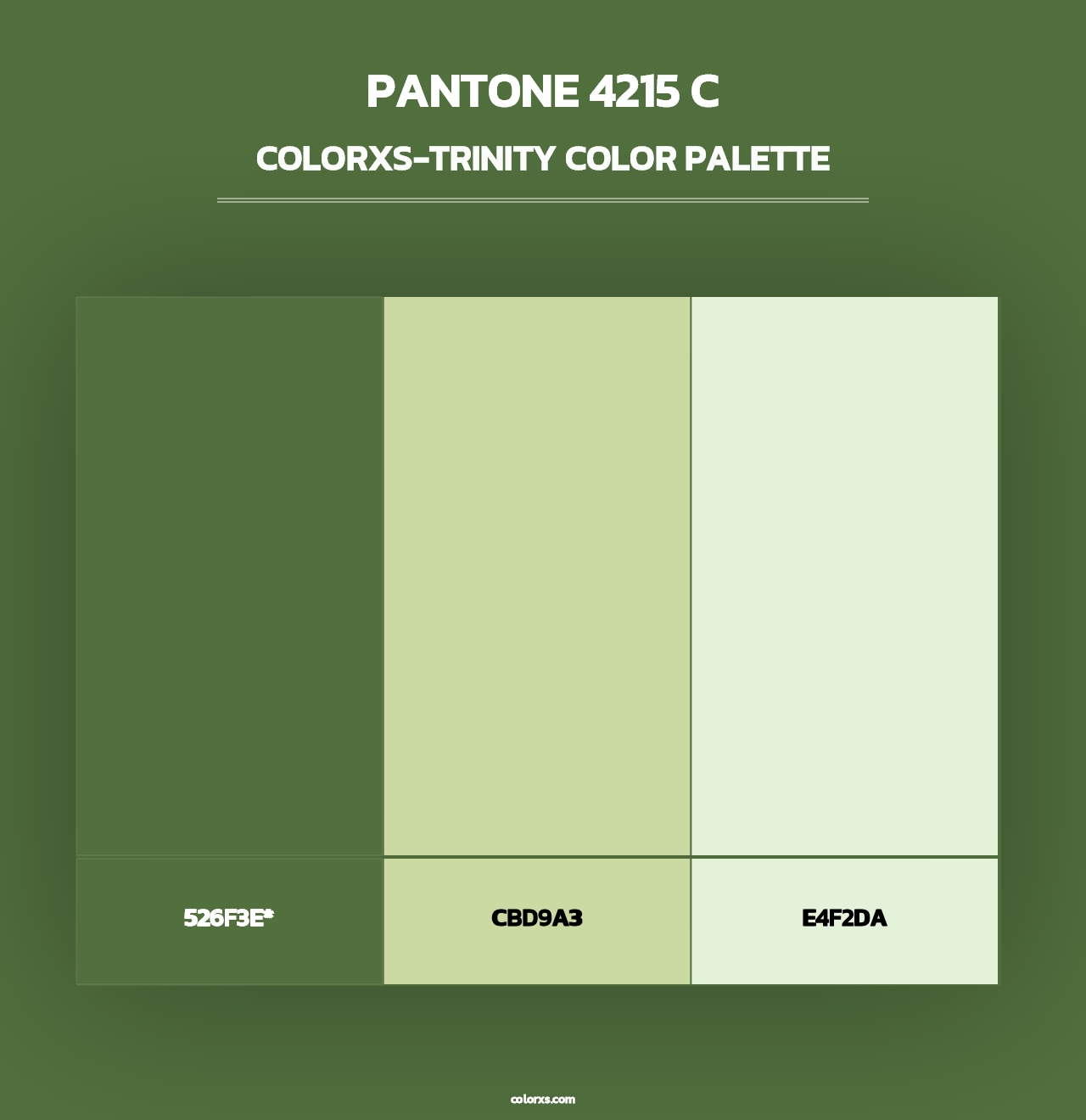 PANTONE 4215 C - Colorxs Trinity Palette