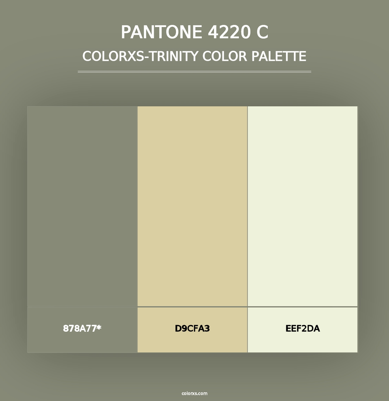 PANTONE 4220 C - Colorxs Trinity Palette