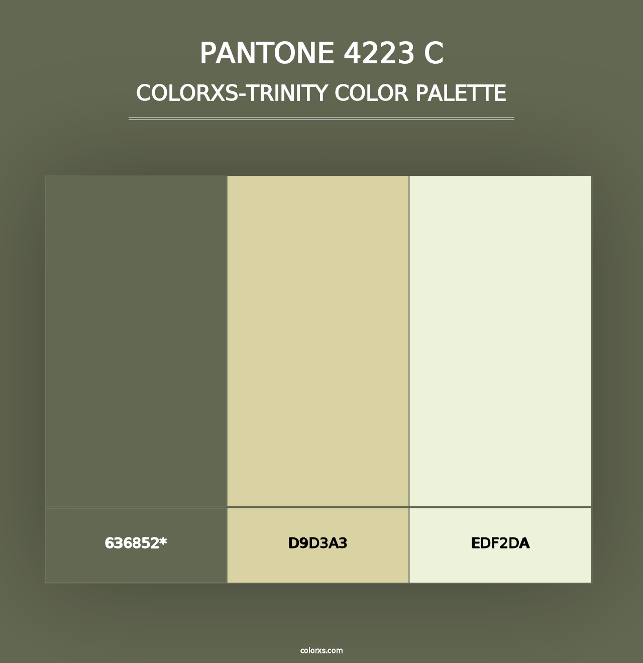 PANTONE 4223 C - Colorxs Trinity Palette