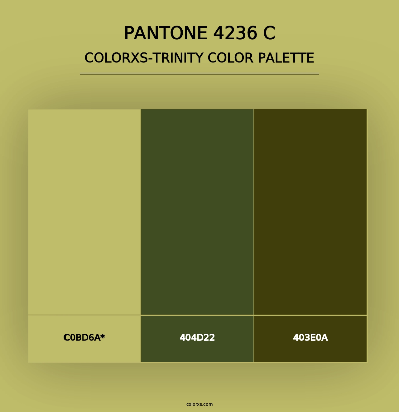 PANTONE 4236 C - Colorxs Trinity Palette