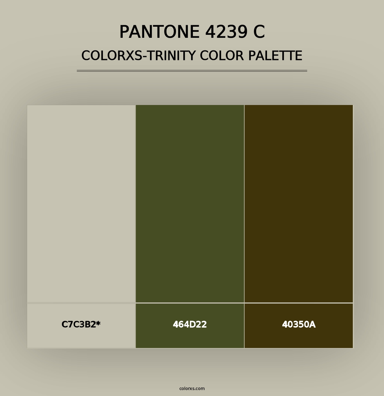 PANTONE 4239 C - Colorxs Trinity Palette