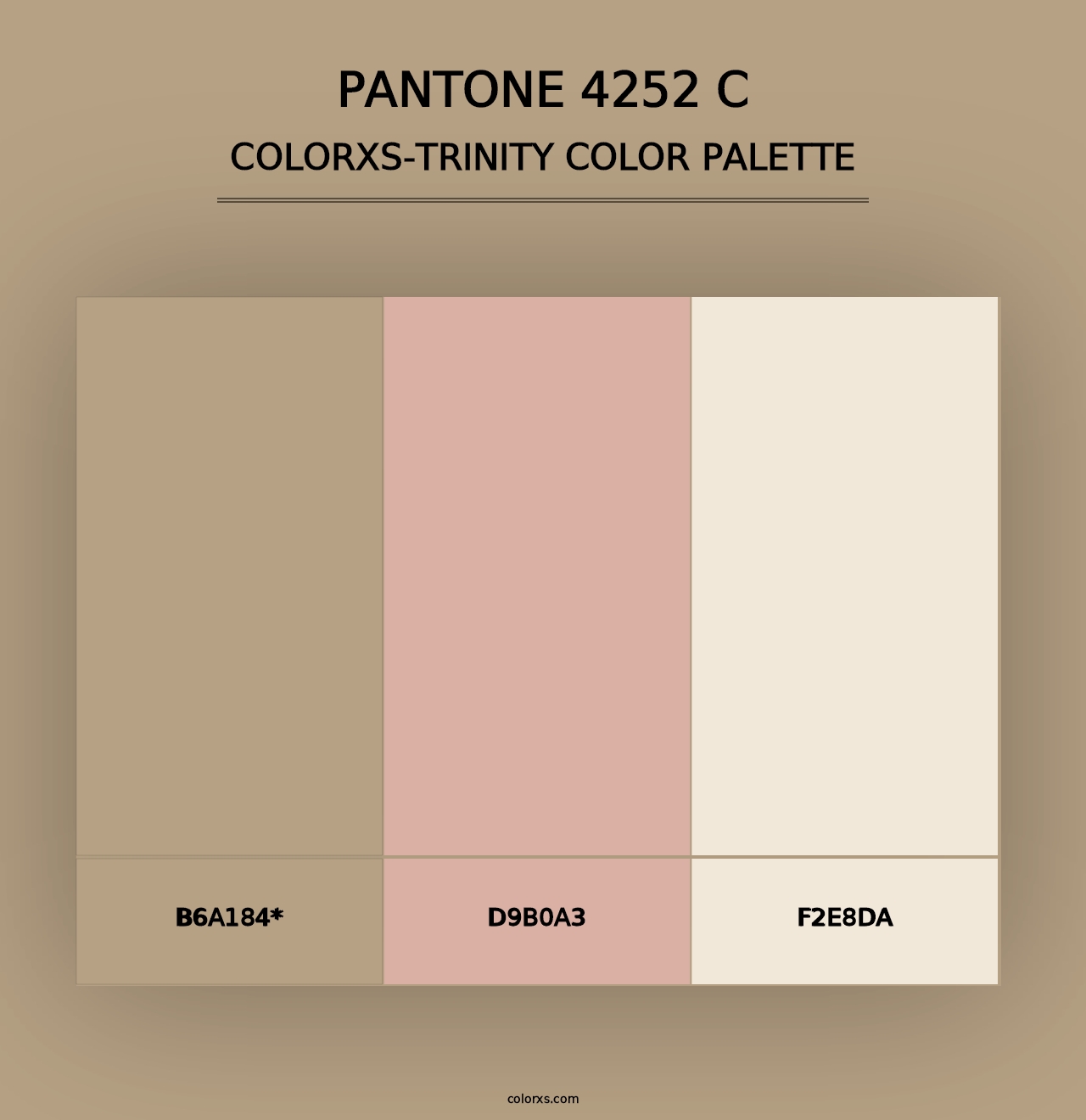 PANTONE 4252 C - Colorxs Trinity Palette