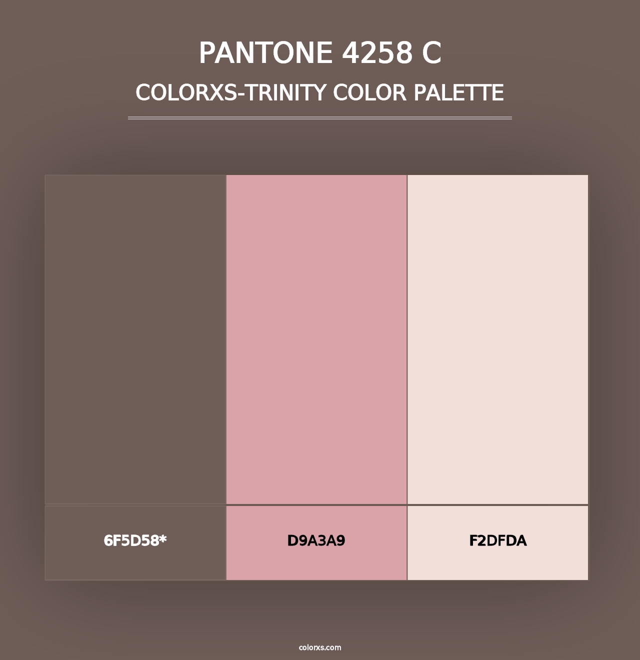 PANTONE 4258 C - Colorxs Trinity Palette