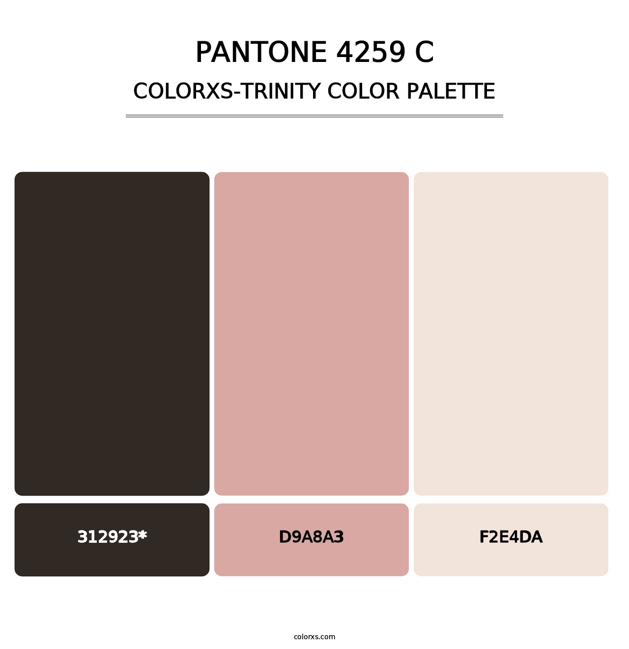 PANTONE 4259 C - Colorxs Trinity Palette