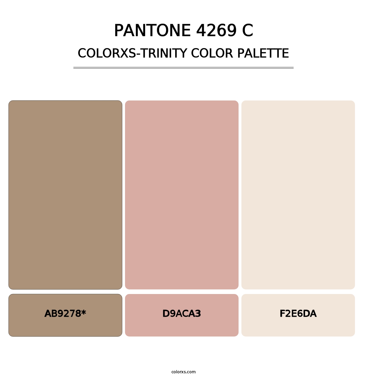 PANTONE 4269 C - Colorxs Trinity Palette