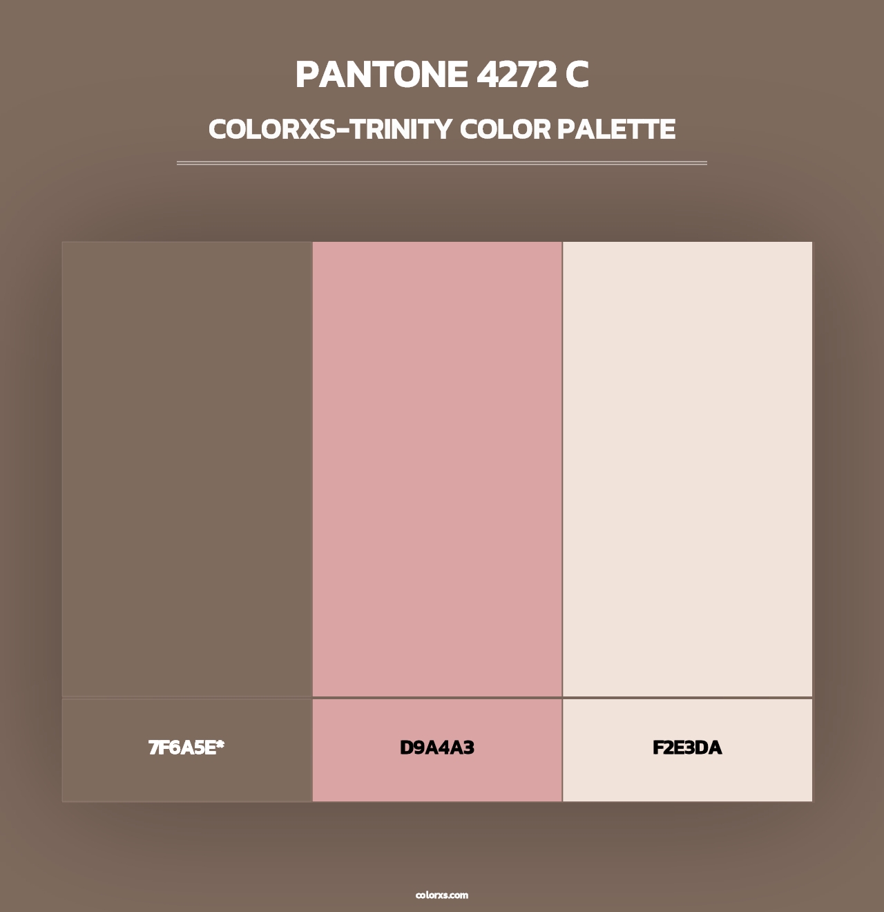 PANTONE 4272 C - Colorxs Trinity Palette