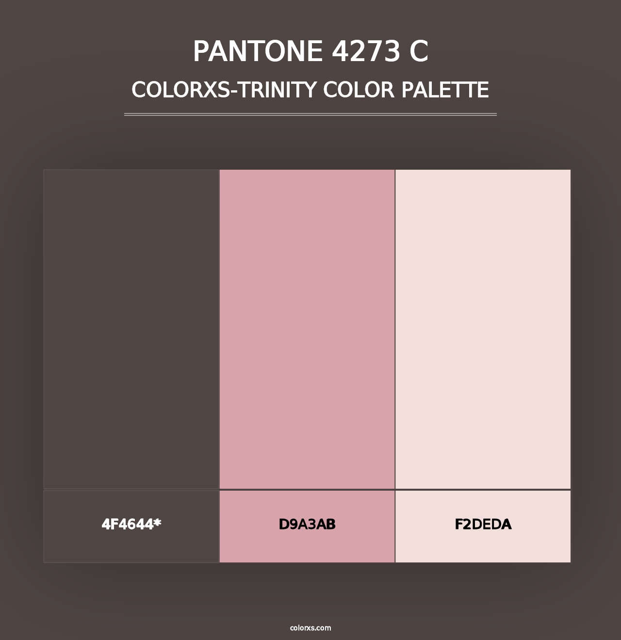 PANTONE 4273 C - Colorxs Trinity Palette