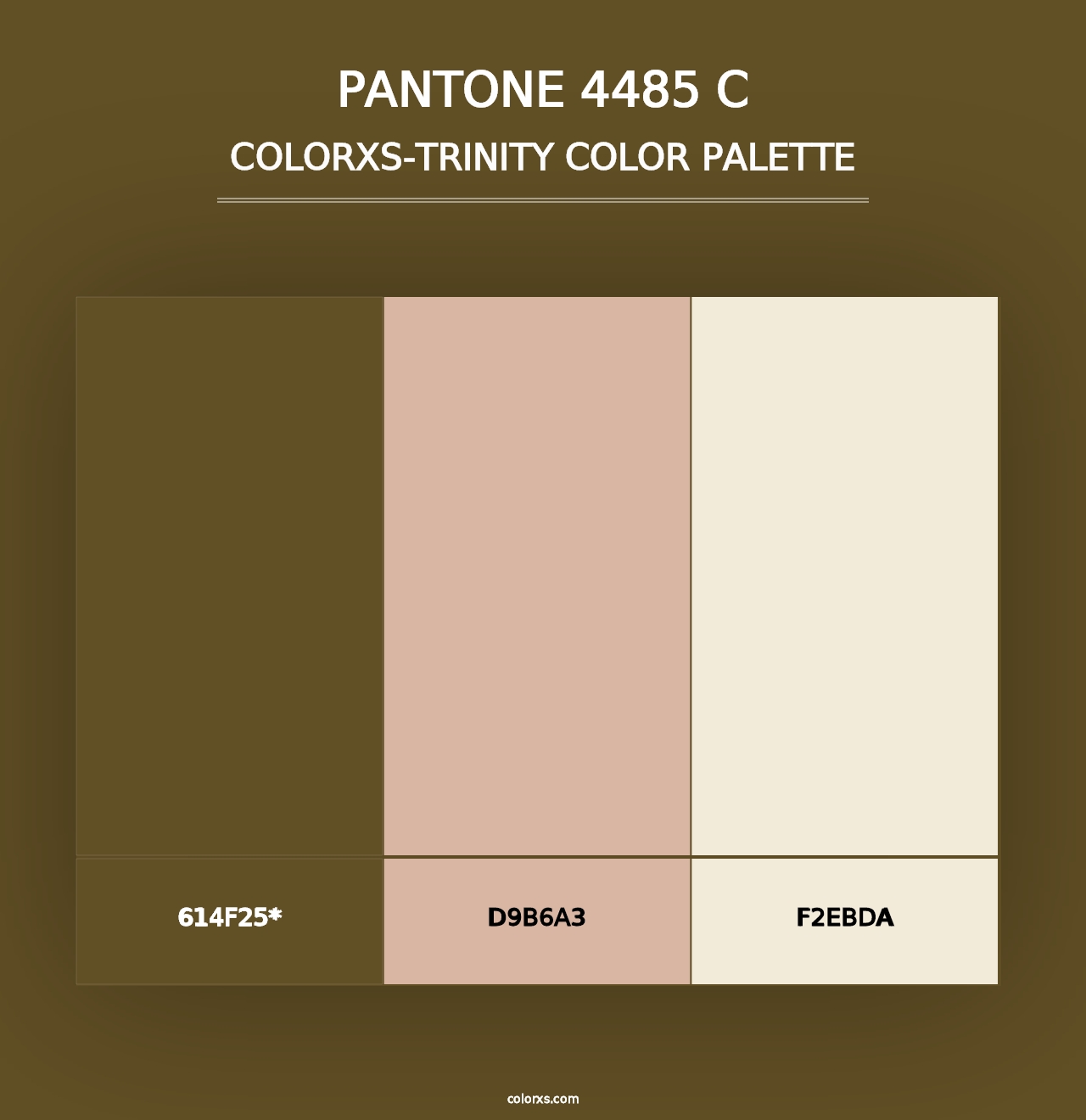 PANTONE 4485 C - Colorxs Trinity Palette